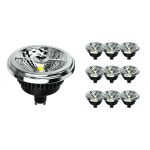 Multipack 10x Noxion Lucent LED Spot GU10 AR111 15W 850lm 40D - 927 Extra Warm White | Best Colour Rendering - Dimmable - Replaces 75W